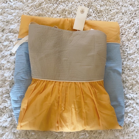 NWT Tory Burch Colorblock Tie-Shoulder Maxi Dress - Picture 5 of 8